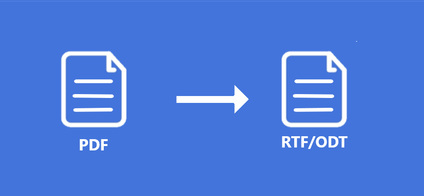PDF To RTF/ODT