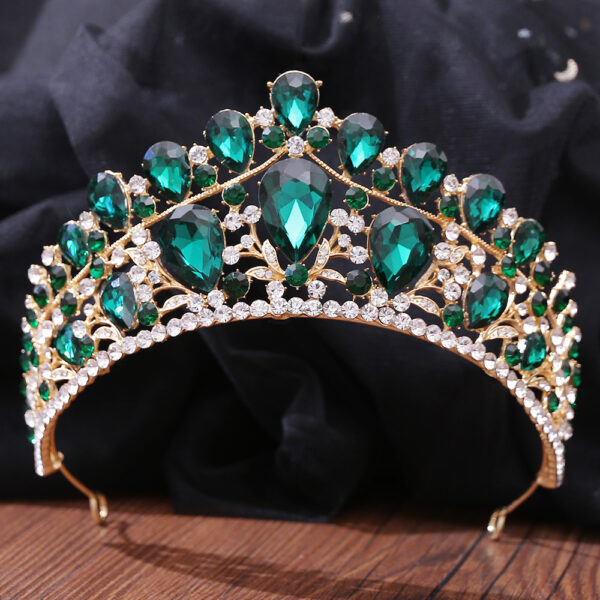 Fashion bridal knot and makeup crown with elegant royal design”