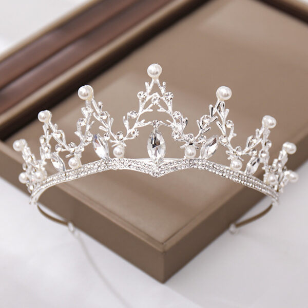 Fashion Crystal Diamond Bridal Wedding Hair Tiara - Image 2
