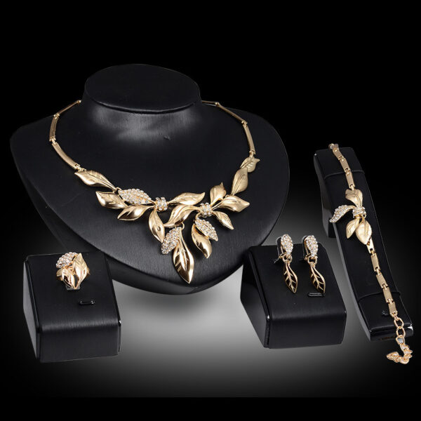 New Four-piece Bridal Wedding Jewelry Set - Image 2
