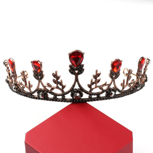 Vintage Baroque Style Crown European And American Bride - Image 2
