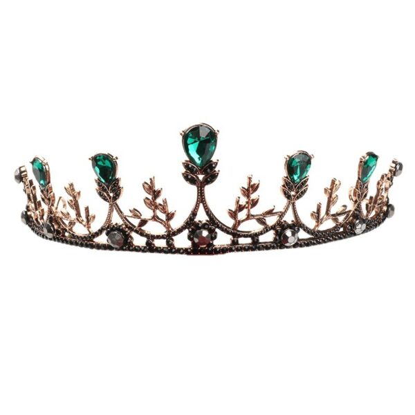 Vintage Baroque Style Crown European And American Bride - Image 5