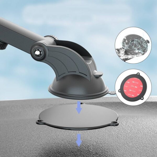 Compatible with Apple, Magnetic Wireless Car Charger for iPhone 12 Pro Max Mini Car Airvent Dashboard Mount Magnet Phone Holder Stand & Fast Charger - Image 5