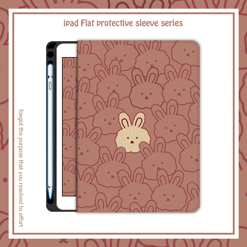 Cartoon Cute Rabbit Silicone Computer Case - Image 6
