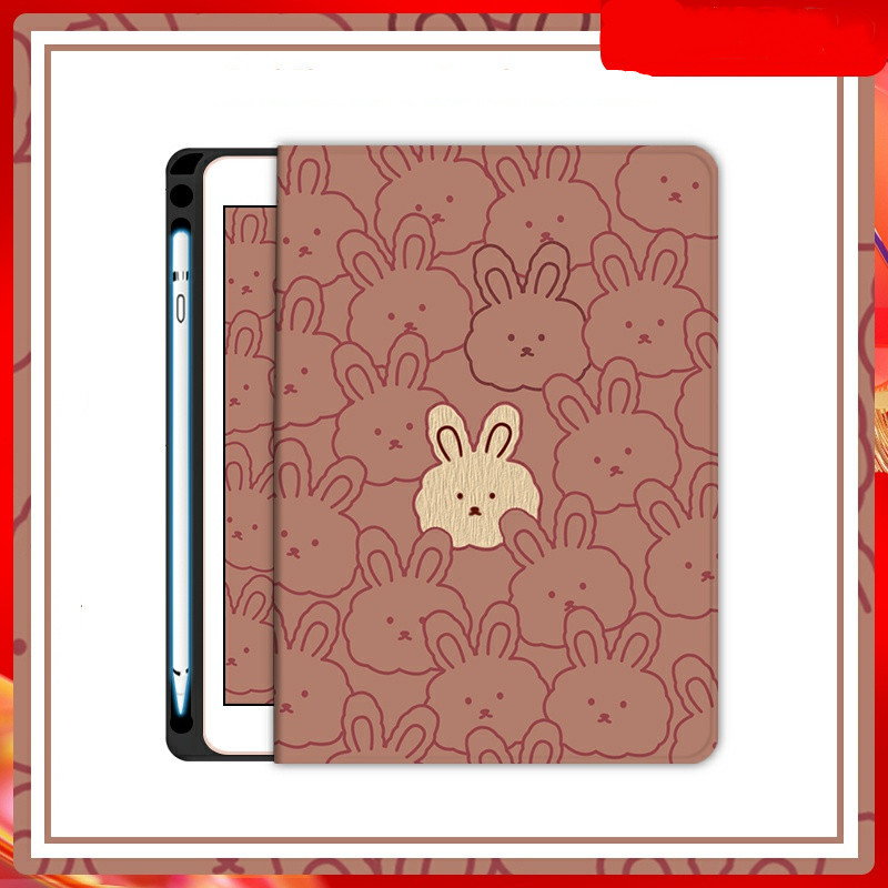 Cartoon Cute Rabbit Silicone Computer Case - Image 8