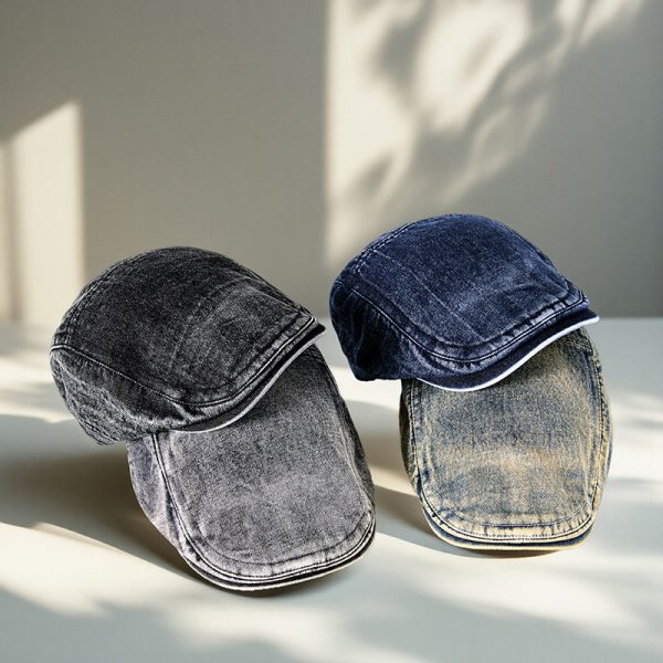 Spring Style Men's Denim Advance Hats South Korea Trend - Image 5
