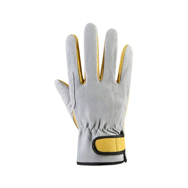 Arc-welder's Gloves Short Work Welding Labor Protection Leather Gloves - Image 5