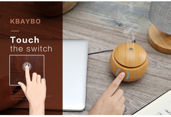 USB Aroma Essential Oil Ultrasonic Cold Steam Diffuser Air Humidifier Purifier 7 Color Change LED Night Light for Home Office - Image 6