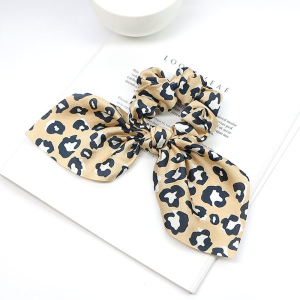 Pearl Pendant Large Intestine Ring Hair Band Women's Hair Knot Knotted Big Bow Hair Rope - Image 10