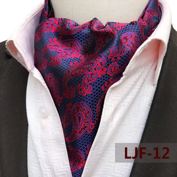 Men's Scarf Jacquard Polyester British - Image 10