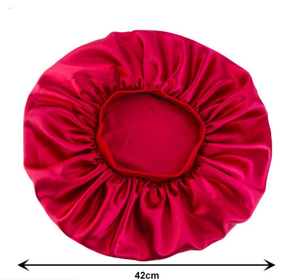 Beauty print Satin silk Bonnet sleep night cap - Image 6
