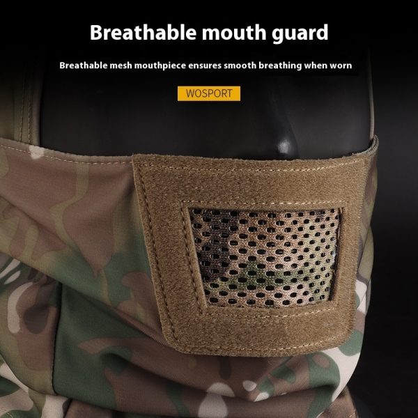 WoSporT Knight Camouflage Headgear - Image 4