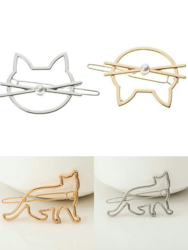 Cute Kitty Hair Clips - Image 3