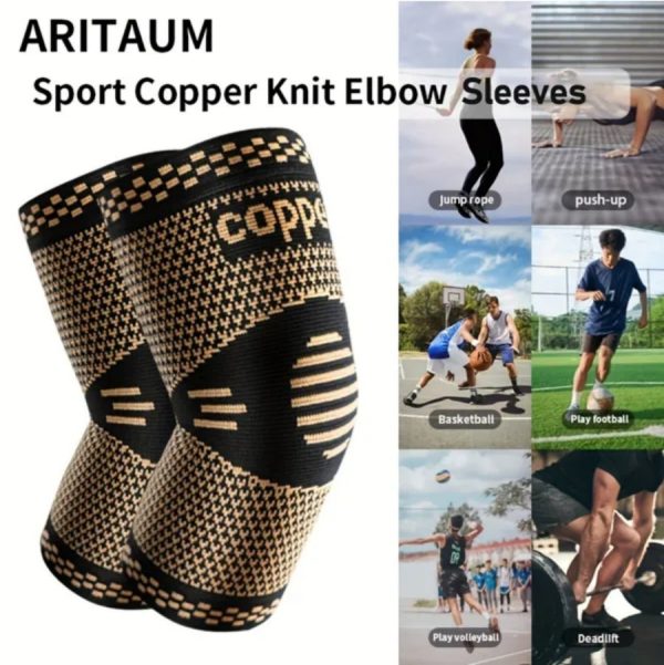 Fitness Travel Provides Elbow Compression Sleeves For Support - Image 2
