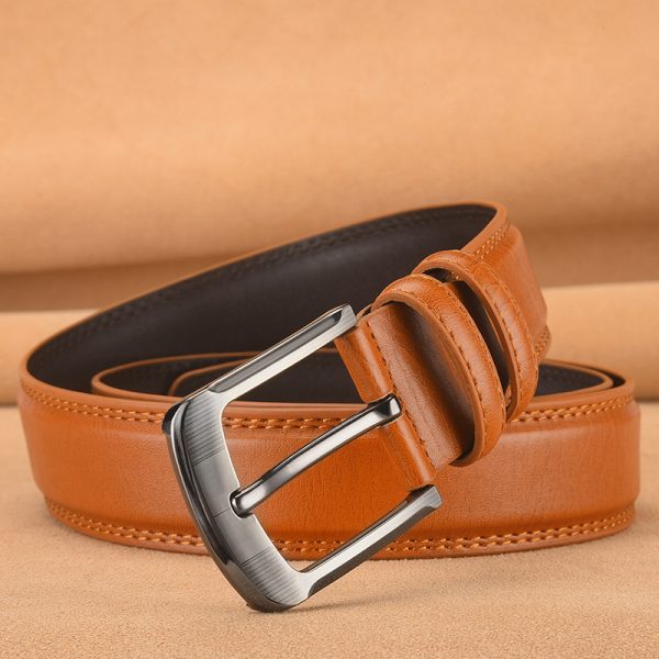 Men's Pin Buckle Cowhide Belt Business Fashion And Leisure - Image 6