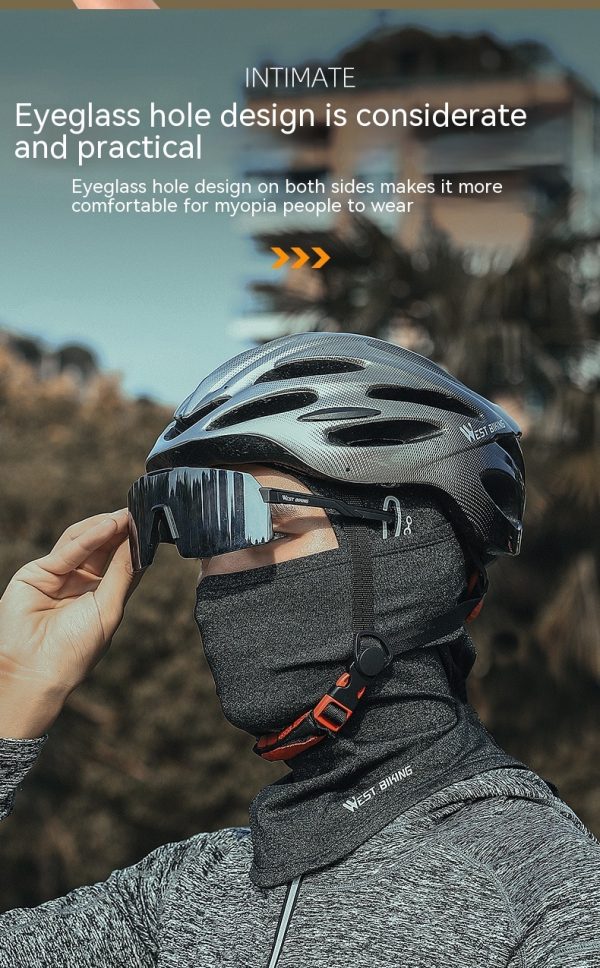 Thermal Headgear Fleece Cycling Mask With Eyehole - Image 3