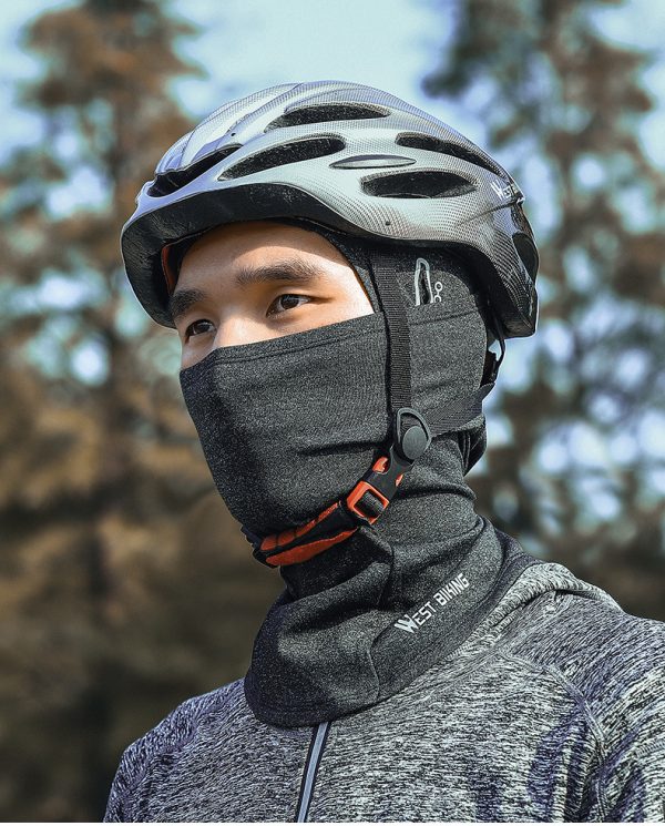 Thermal Headgear Fleece Cycling Mask With Eyehole - Image 4