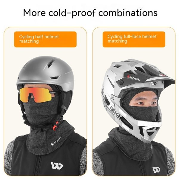 Thermal Headgear Fleece Cycling Mask With Eyehole - Image 8