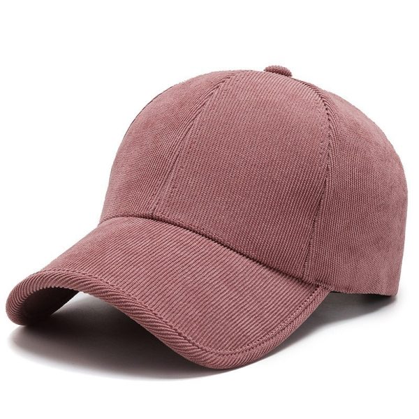 Four Seasons Corduroy Color Baseball Cap Casual All-matching - Image 2