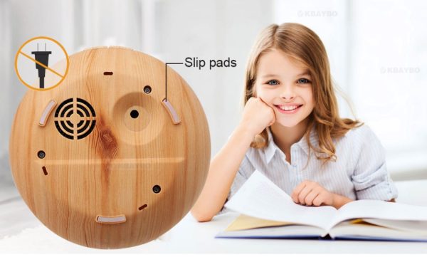 Creative Home Appliance Full Wood Grain Remote Control Aromatherapy Lamp - Image 9