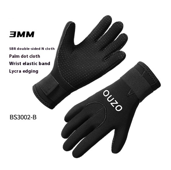 Non-slip Fishing Fishing Winter Swimming Gloves Neoprene Snorkeling Gloves - Image 9