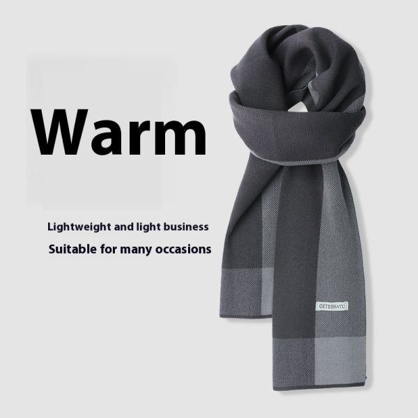 Scarf Winter Men's Outdoor Windproof Neck Protection - Image 4