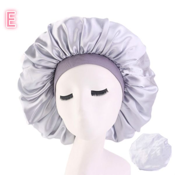 Beauty print Satin silk Bonnet sleep night cap - Image 10
