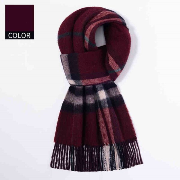 Winter New Men's Cashmere Scarf - Image 2