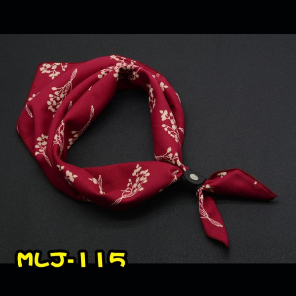 Floral British Retro Fashion Suit Scarf - Image 9