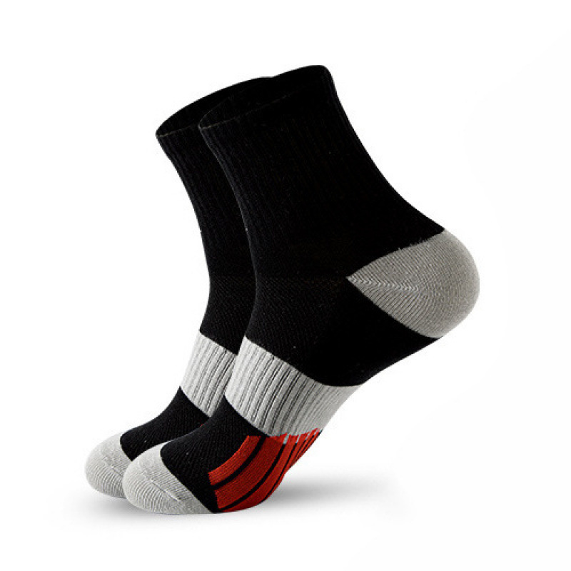 Men's Middle Tube Socks Color Matching Sports Basketball Socks - Image 2