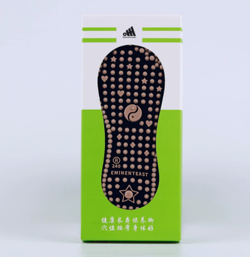 Creative Home Use Combed Cotton Acupoint Massage Socks - Image 6