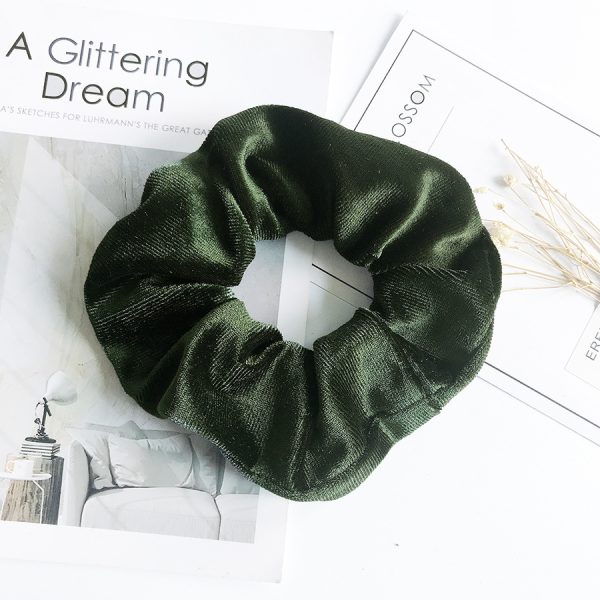 Flannel Hair Tie Hair Rope Amazon Velvet Fashion Ponytail Hair Accessories - Image 6
