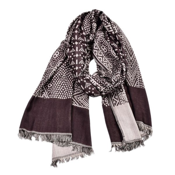 Cotton And Linen Yarn-dyed Scarf Short Beard Ethnic Style - Image 7