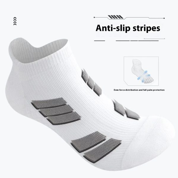 Men's Sports Shock Absorption Anti-skid Anti-sweat Deodorant Socks For Running - Image 4