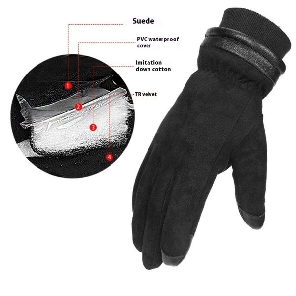 Fashionable Warm Hiking And Climbing Ski Gloves - Image 4