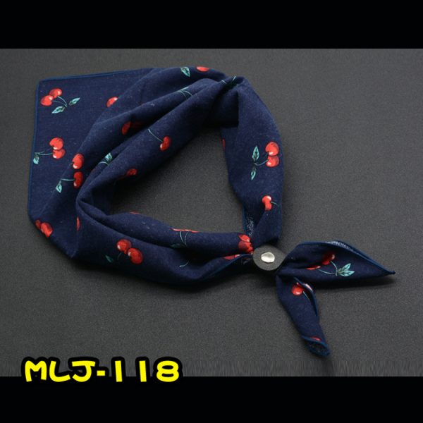 Floral British Retro Fashion Suit Scarf - Image 3