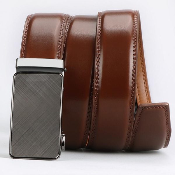 Men's Slider Ratchet Belt, Perfect As A Gift, Pairs Well With Dress Pants, Shirt And Oxford Shoes, Can Be Tailored - Image 6