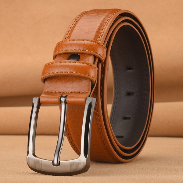 Men's Pin Buckle Cowhide Belt Business Fashion And Leisure - Image 7