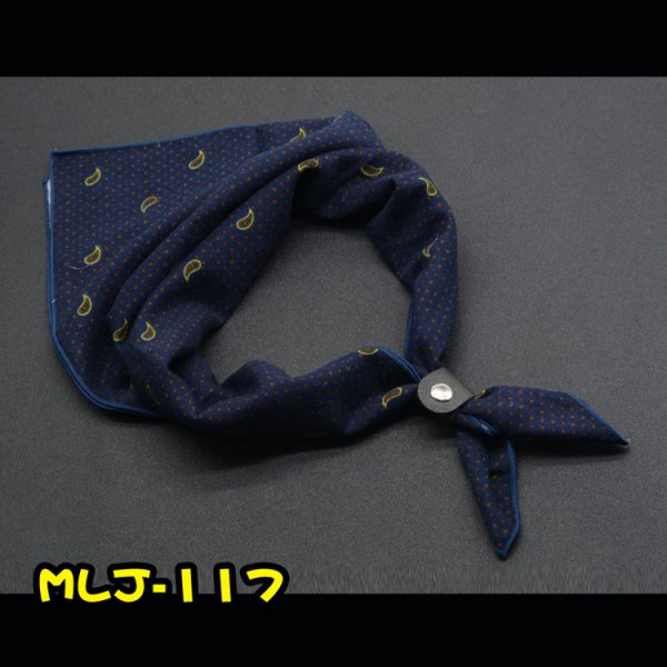 Floral British Retro Fashion Suit Scarf - Image 4