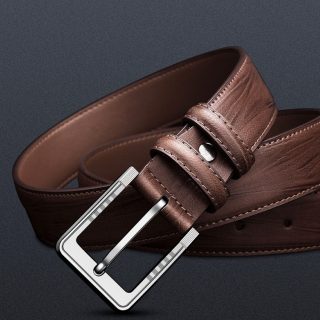 Men's Pin Buckle Leather Belt