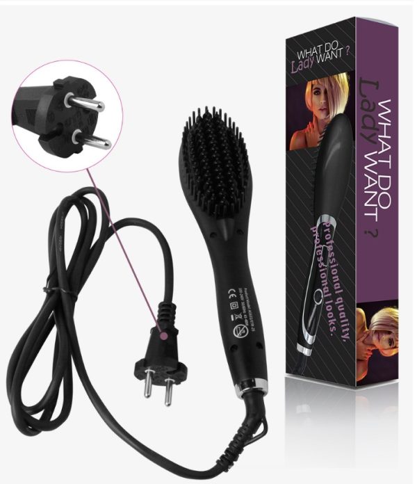 Ceramic Hair Straightening Brush - Image 5
