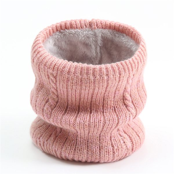 Twist Wide Striped Fleece-lined Knitting Scarf For Men - Image 7