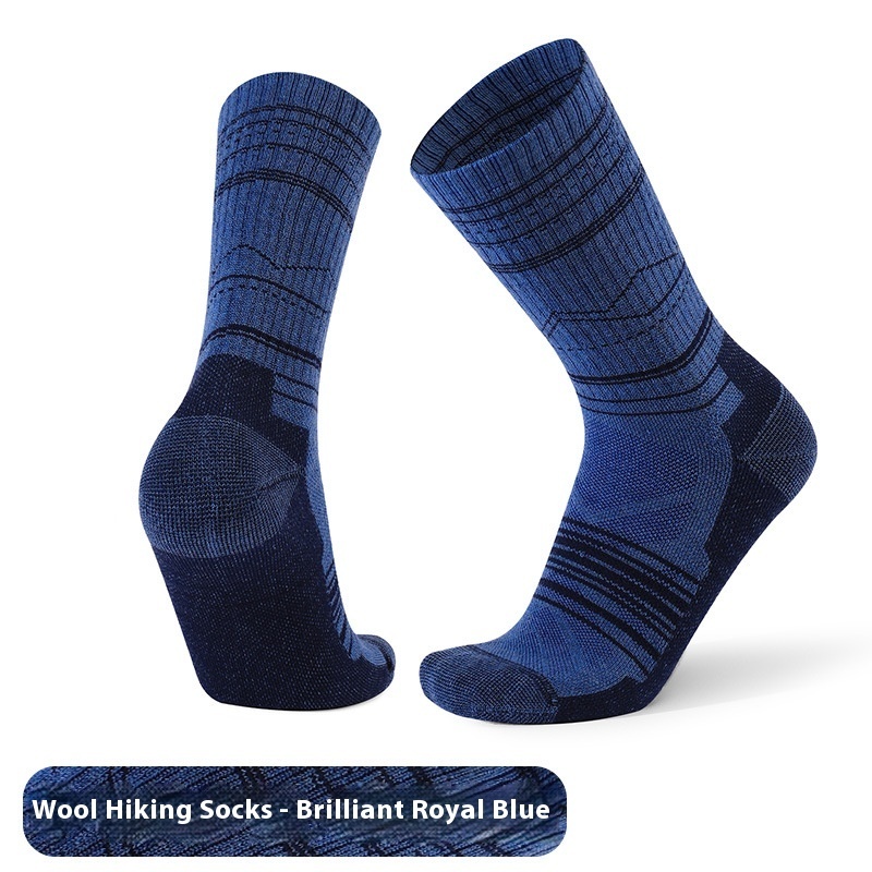 Men's And Women's Warm Wool Knee-high Sports Socks - Image 6