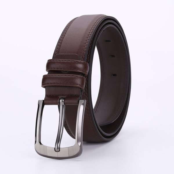 Men's Pin Buckle Cowhide Belt Business Fashion And Leisure - Image 3
