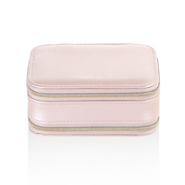 Simple Zipper Leather Jewelry Box Storage - Image 6
