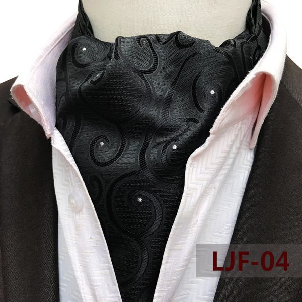 Men's Scarf Jacquard Polyester British - Image 8