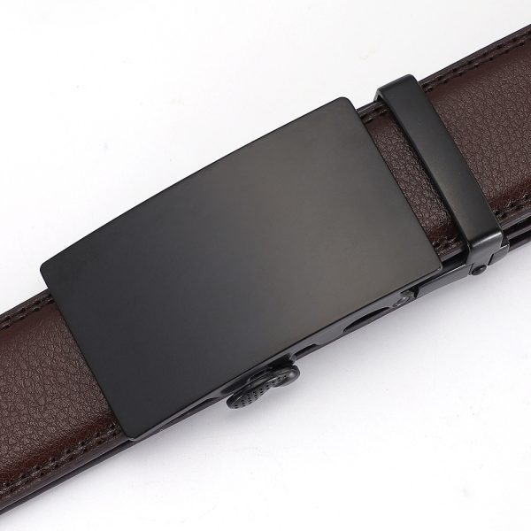 Men's All-match Automatic Buckle Cowhide Belt - Image 4
