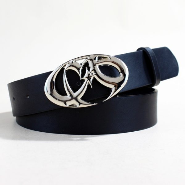Casual Trend Silver Buckle Belt - Image 6