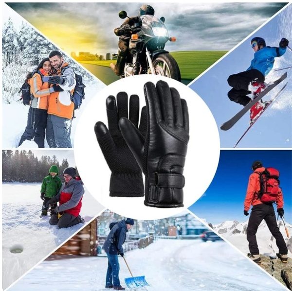 Electric USB Heated Gloves Winter Warming Thermal Ski Snow Hand Warm Windproof - Image 3