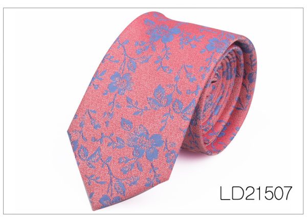 Men's Tie Casual Fashion Yarn-dyed 6cm Flower Graffiti - Image 4